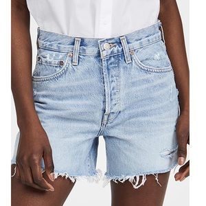 Agolde Parker Long Loose Vintage Shorts Swapmeet